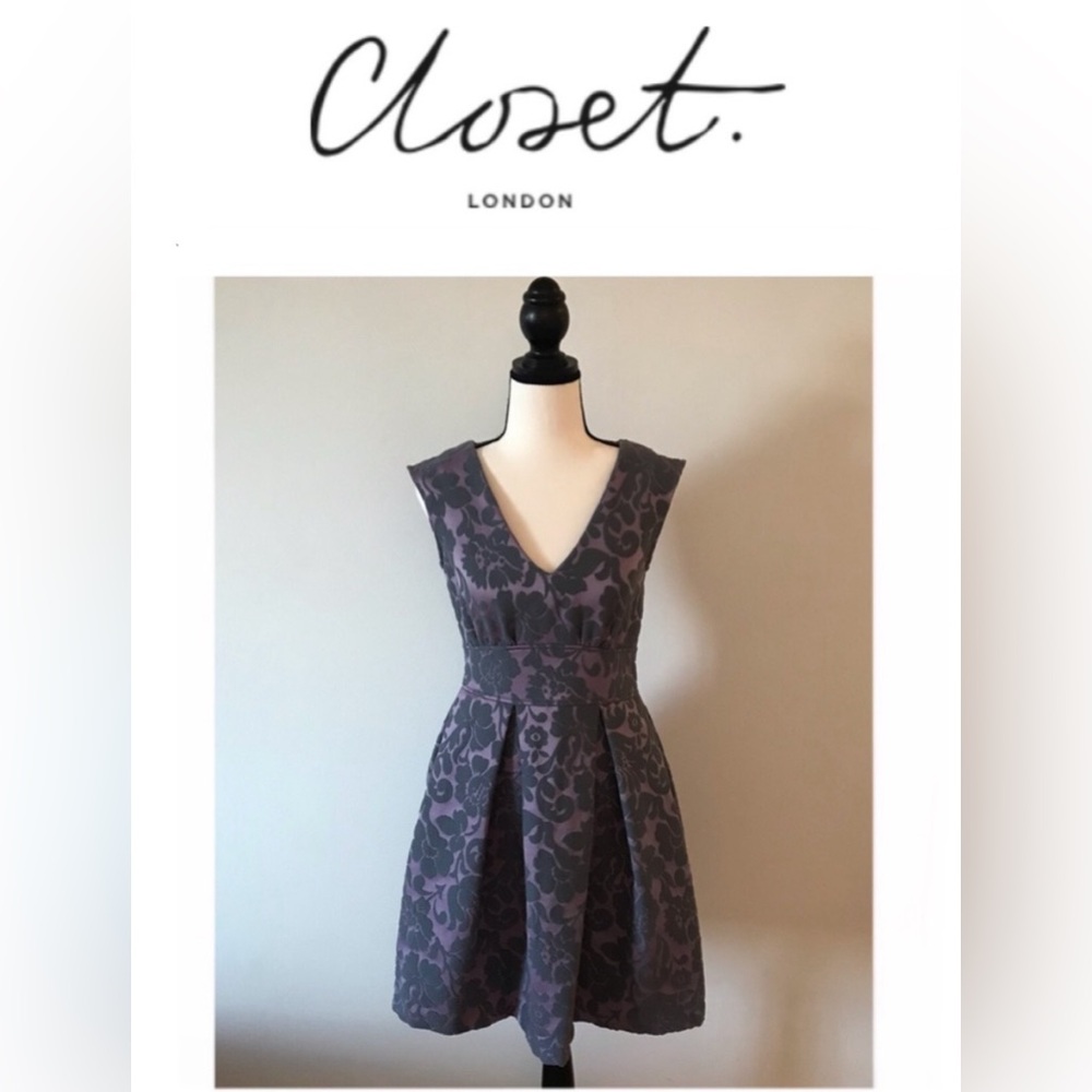 Closet jacquard dress